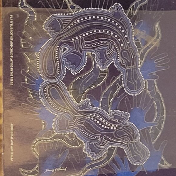 Set Of 6 Aboriginal Art Coasters With Cork Backing By Danny Eastwood - Picture 2 of 12